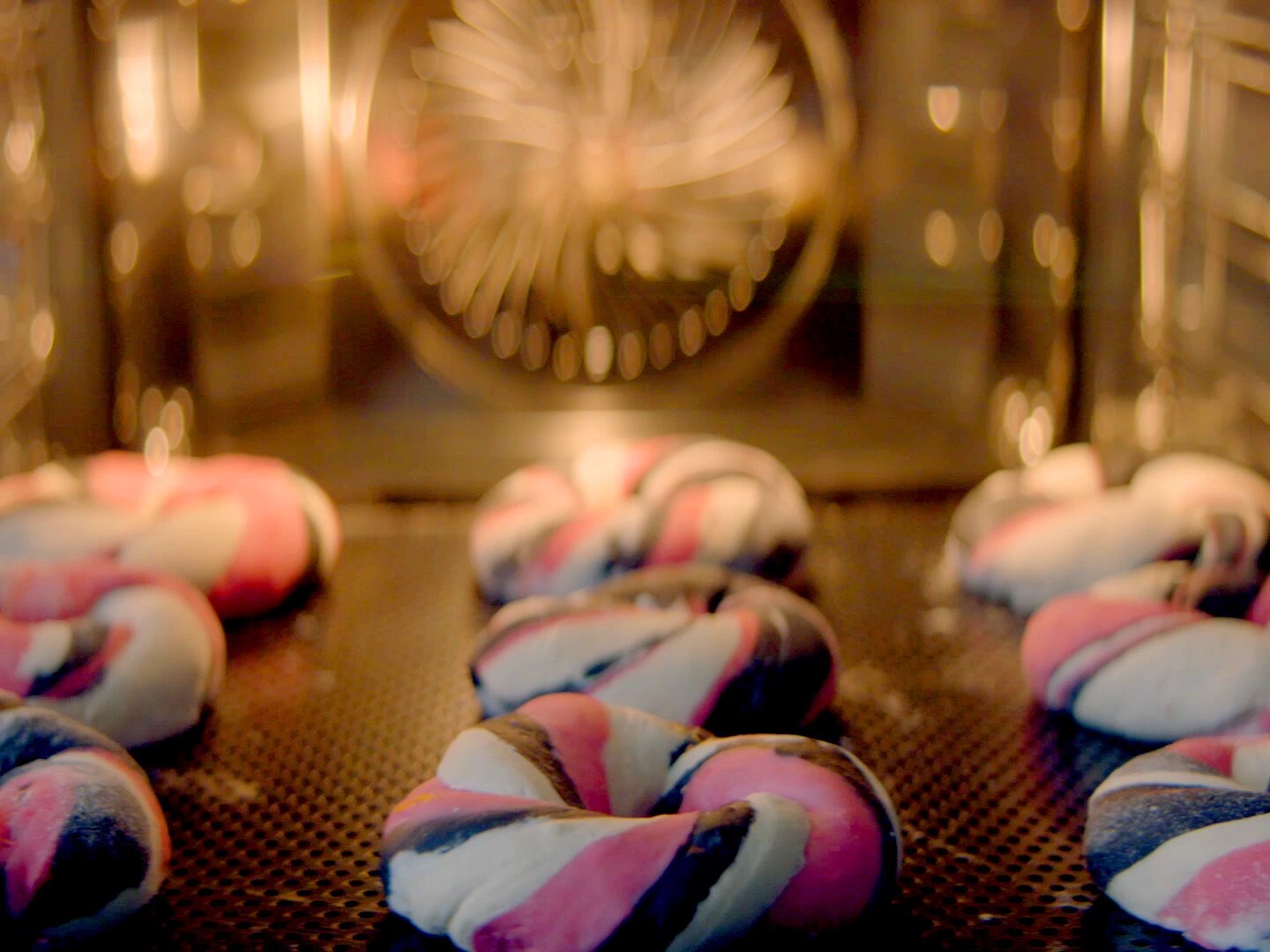 Imágenes de bagels arco iris