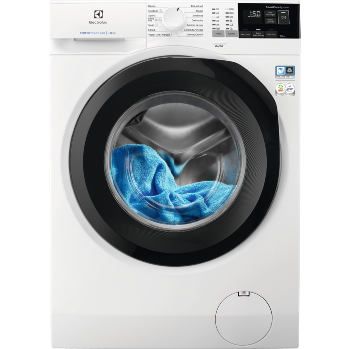 Lavadora de libre instalación Serie 600 SensiCare de 10.0 kg