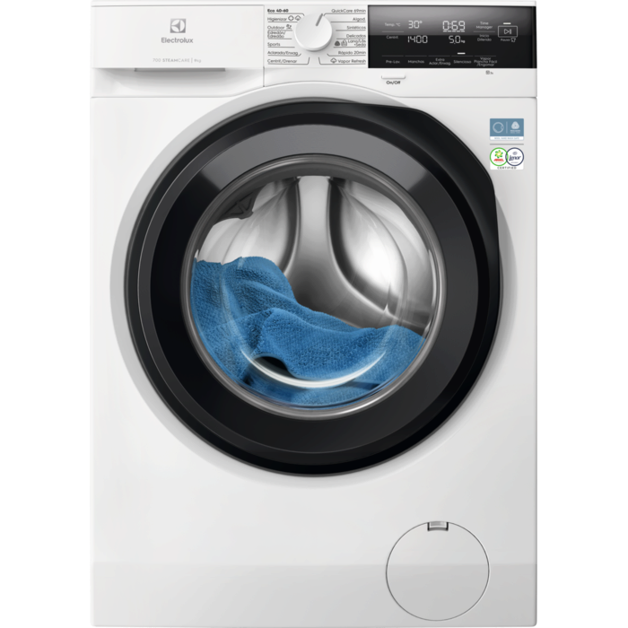 Lavadora de libre instalación Serie 700 SteamCare de kg
