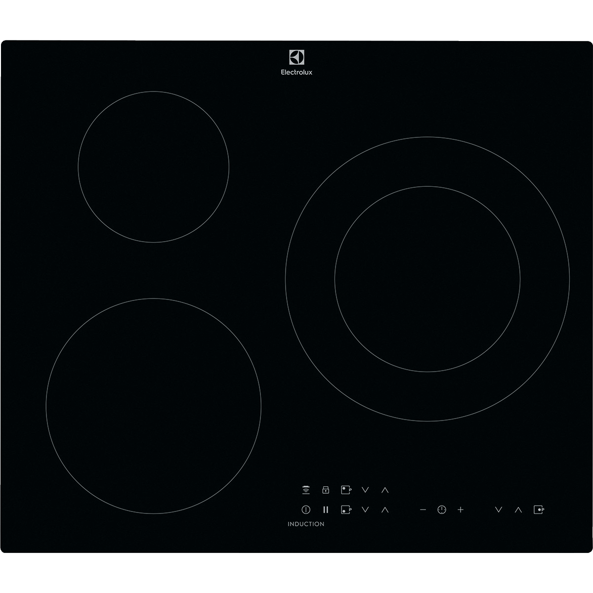 Placa de inducción Serie 500 Induction de 3 zonas y 60 cm
