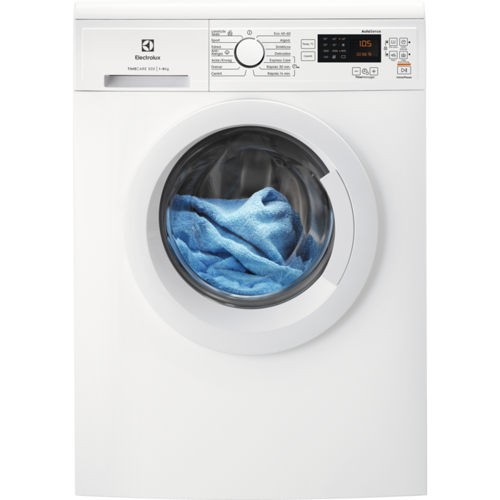 Lavadora de libre instalación Serie 500 TimeCare de 8.0 kg