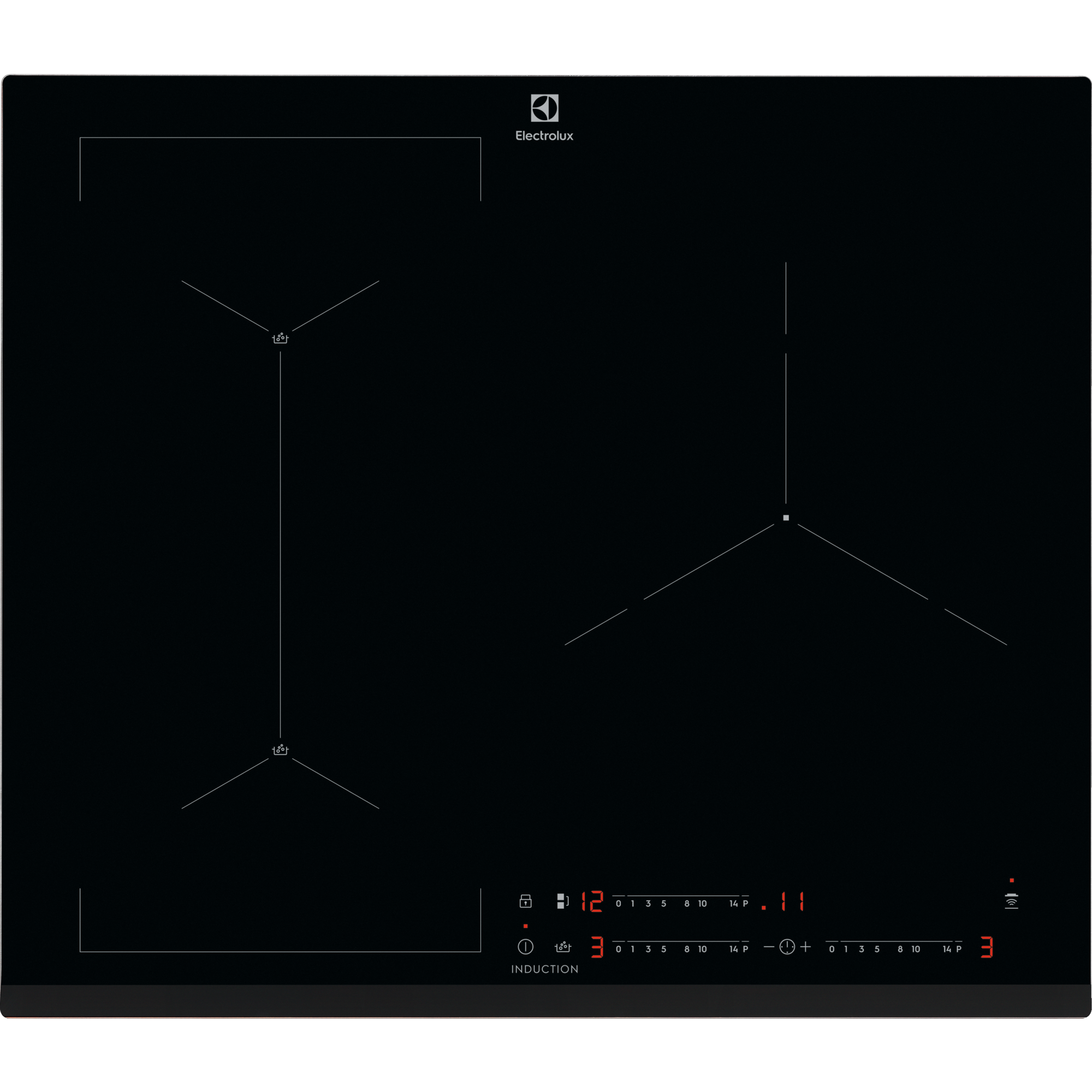 Placa de inducción Serie 700 SenseBoil de 3 zonas y 60 cm