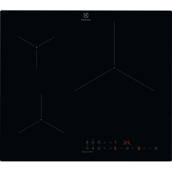 Placa de inducción Serie 500 Induction de 3 zonas y 60 cm