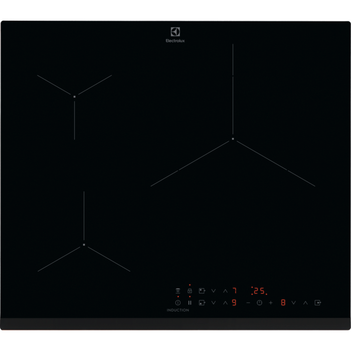 Placa de inducción Serie 500 Induction de 3 zonas y 60 cm