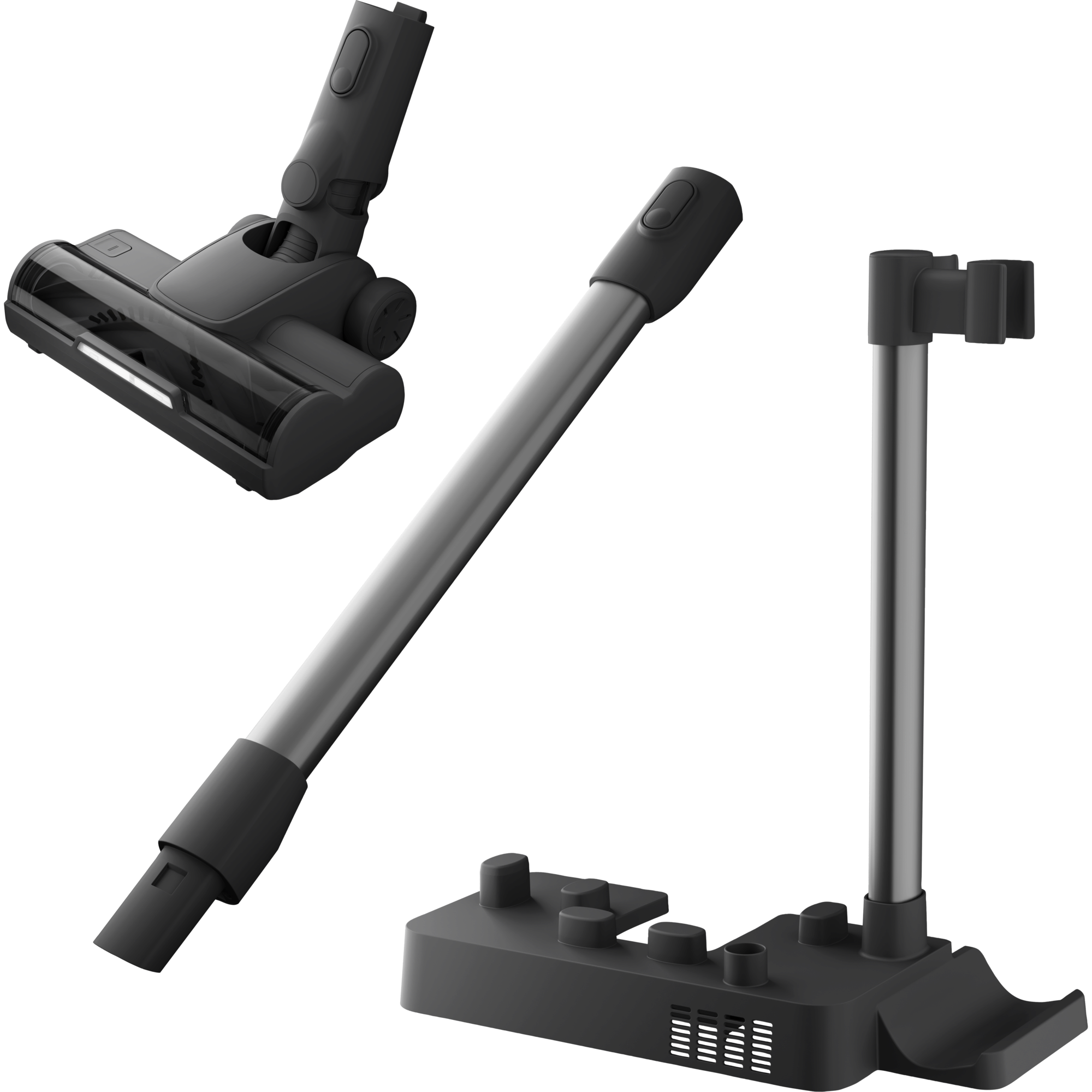 Cepillo de cerdas con tubo y accesorio de sujeción para Wet & Dry