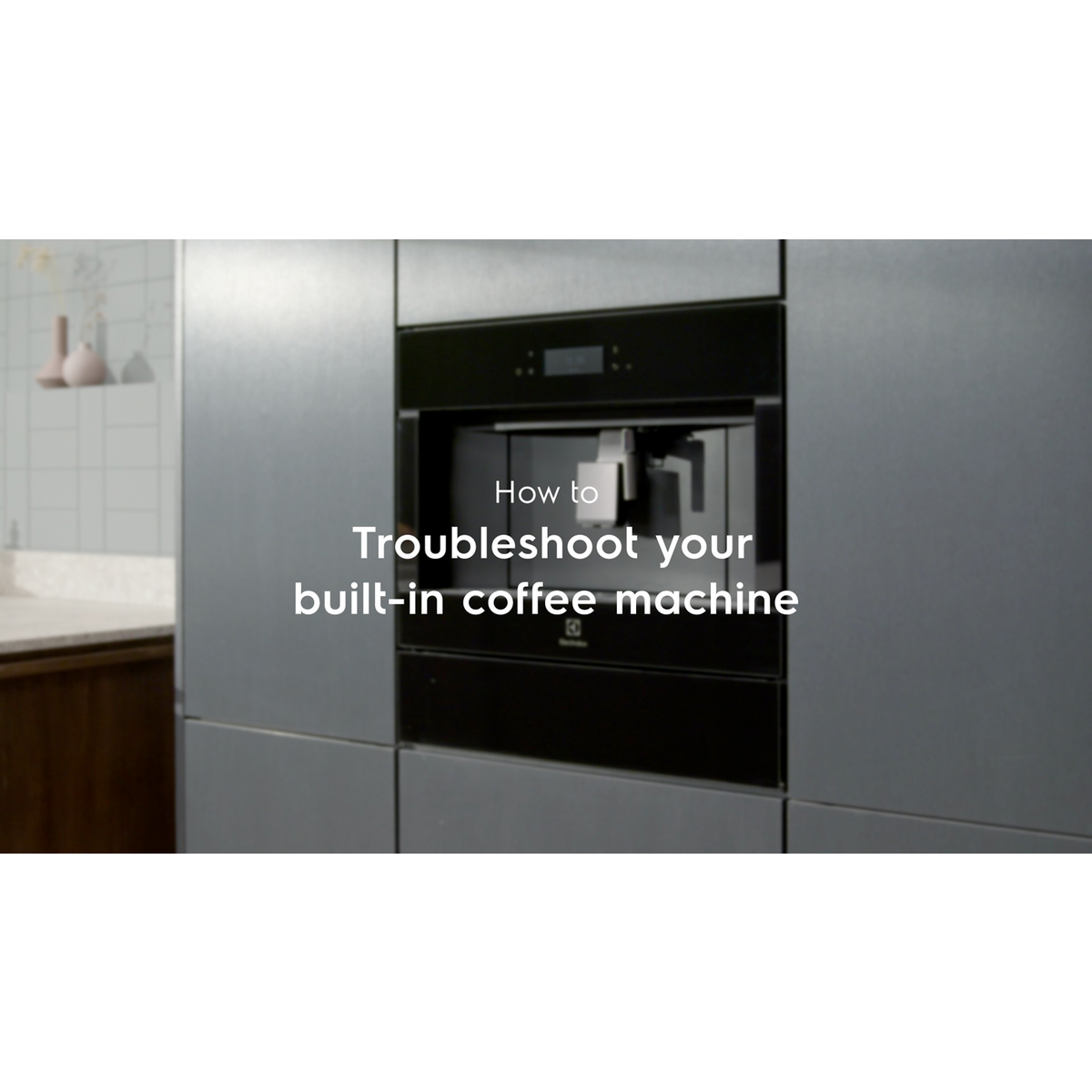 Electrolux - Máquina de café integrable - KBC85X