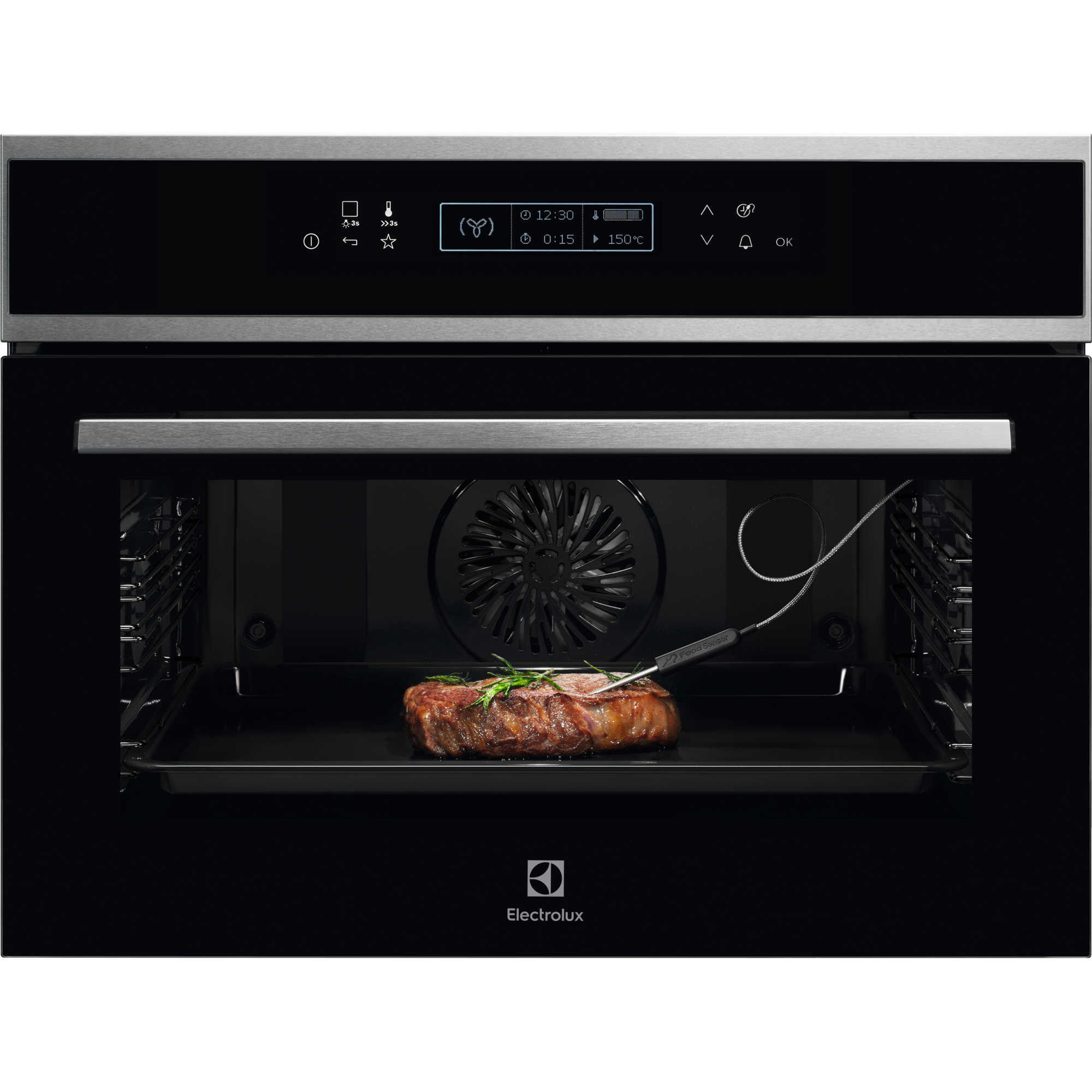 Horno compacto Serie 800 SenseCook con limpieza pirolítica