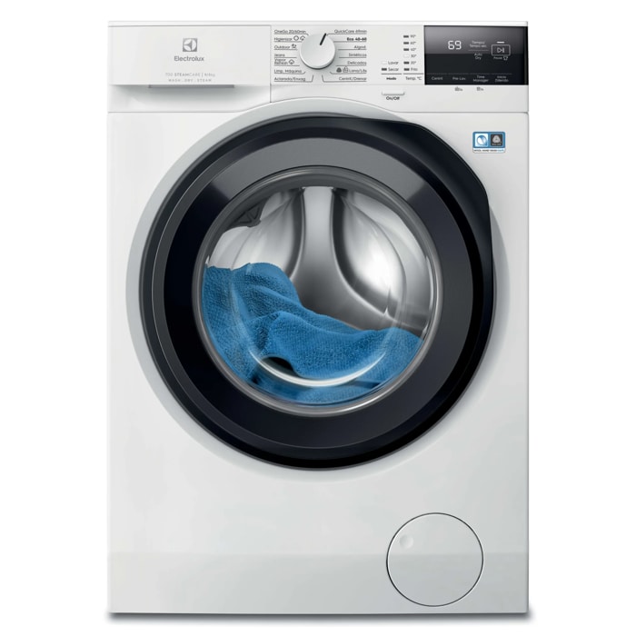 Electrolux Lavadora secadora de libre instalación Serie 700 SteamCare de 9.0 kg EWI7294M2B