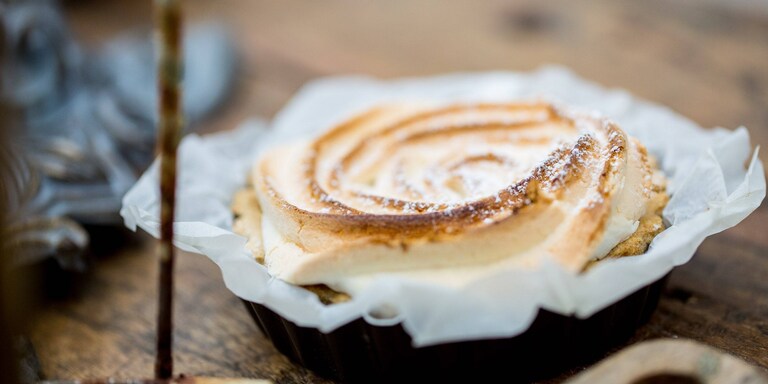 Tarta de limón y merengue