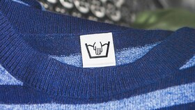 Jersey de lana azul