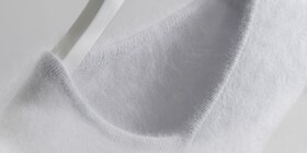 Jersey blanco de lana