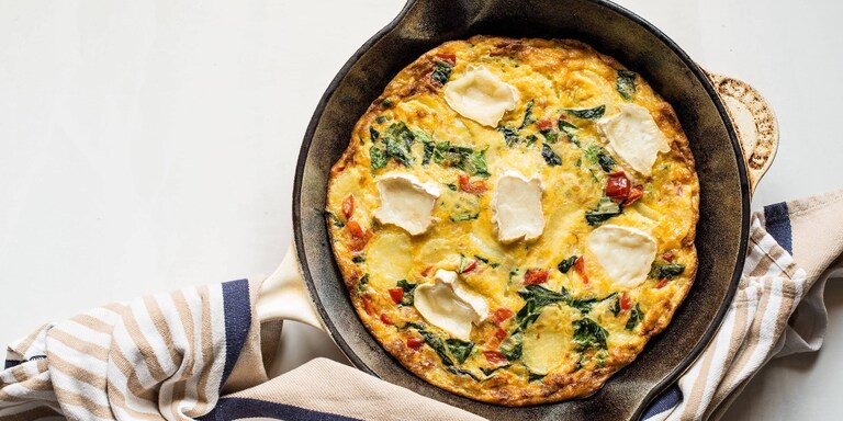 Fritata de verduras y queso