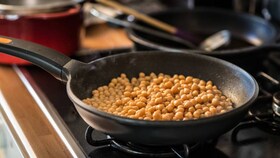 Garbanzos fritos especiados