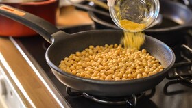 Garbanzos fritos especiados