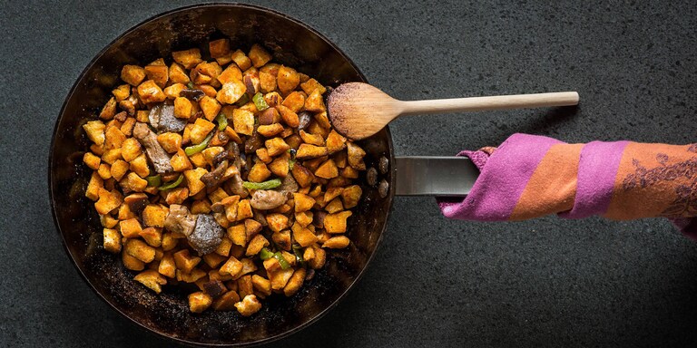 Migas vegetarianas