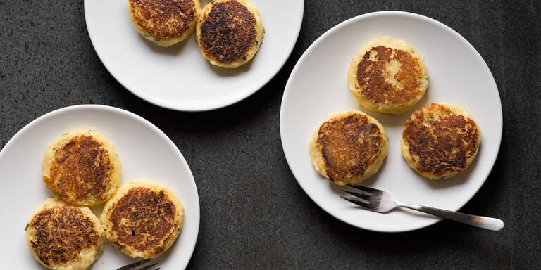 Tortitas de puré de patata