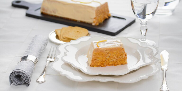 Pastel de merluza y langostinos