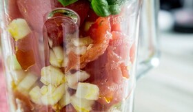 Gazpacho de sandía y tomate